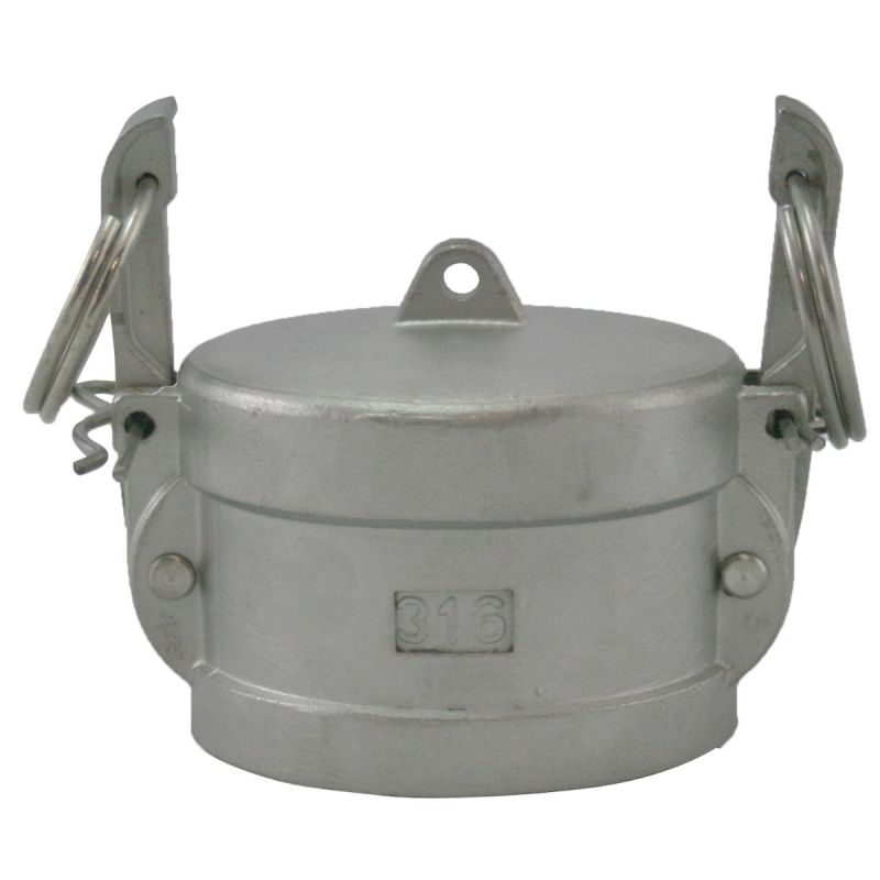 2 Stainless Steel Camlock Dust Cap Tank Management