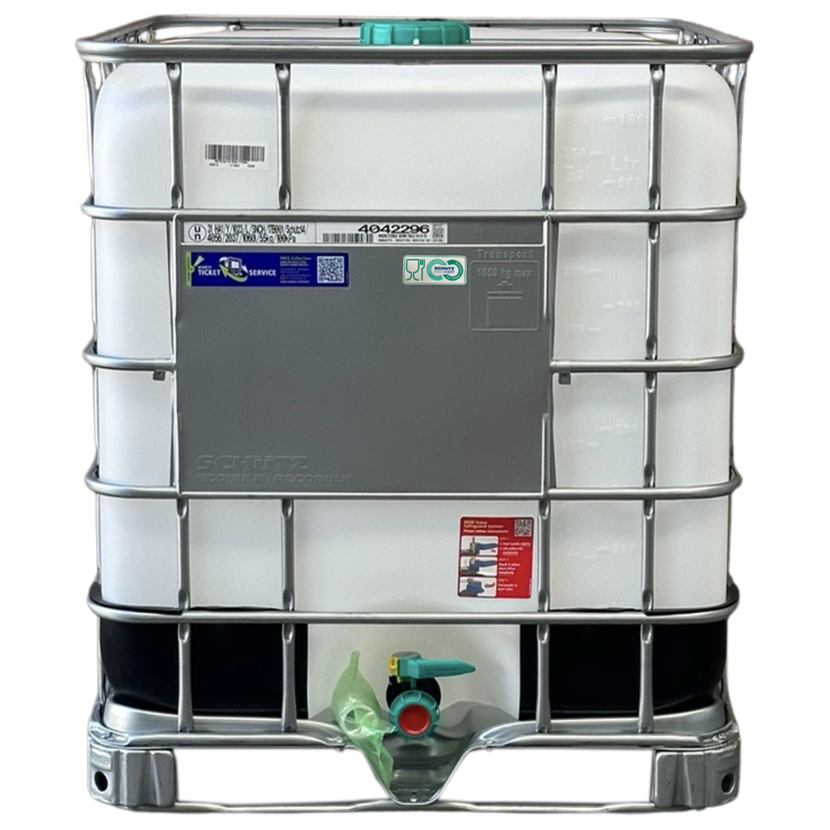 1000L NEW Ecobulk MX FoodCert Schutz IBC | Tank Management Australia