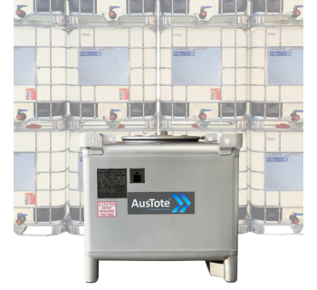 1000L AusTote™ Side Drain Stainless Steel IBC IBC1000_ATSD - Tank Management