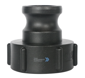 S60x6 IBC Female x 1 1/4” Camlock Adaptor CAMAB32 - Tank Management