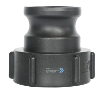 S60x6 IBC Female x 1 1/2” Camlock Adaptor CAMAB40 - Tank Management