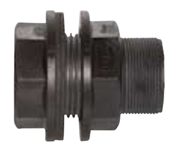50mm (2") poly tank fitting with reverse  ARFP050R - Tank Management