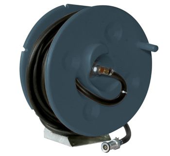 Fire fighting poly hose reel with 36M of 19mm poly hose   AFHW10B036M19 - Tank Management