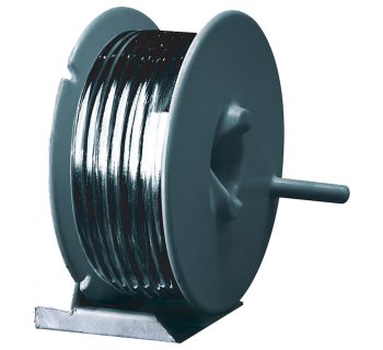 100M TTi Hose And Base Mount Poly Reel With Gun  TV ATHW10B100M10G - Tank Management