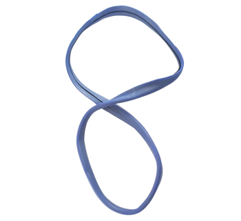 22'' Teflon Blue Snyder Full Wrap Lid Gasket  GAS558T - Tank Management