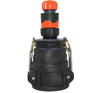 2" Camlock Coupler x 25 MBSP with Tap Connector & Hose Coupler BLDCHC - Tank Management