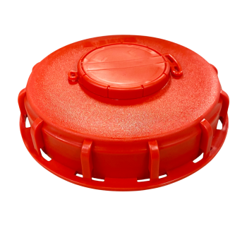 DN150 Vented IBC Lid - Red  LID_02 - Tank Management