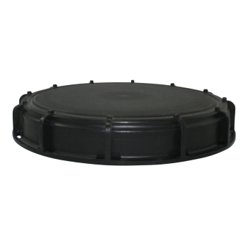 DN225 Non Vented IBC Lid - Black  LID_03 - Tank Management