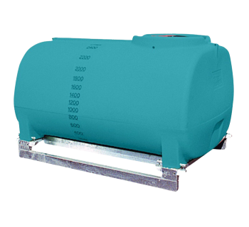 2500L Pin Mount Spray Tank - Frame Optional PTSP02500TT - Tank Management