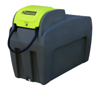 400 litre DieselCaptain slimline diesel unit & pump cover  DUL0400ALD040V1-TTI - Tank Management