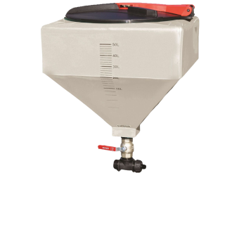 50 litre rinse bin, no frame  PJR0050LCNA - Tank Management