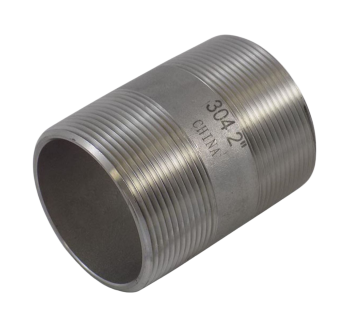2" Stainless Steel Nipple - NPT NIP5050NSS - Tank Management