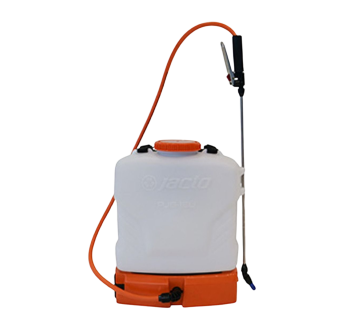 16 litre Jacto backpack sprayer with on-demand 5 speed pump  PCCUB0016L - Tank Management
