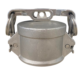 2" Stainless Steel Lockable Camlock Dust Cap  CAM_05DCLSS - Tank Management