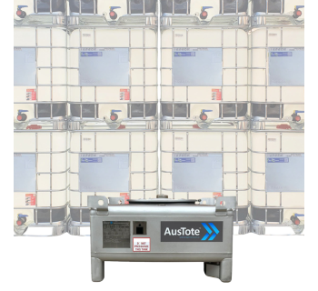 500L AusTote™ Side Drain Stainless Steel IBC  IBC0500_ATSD - Tank Management