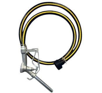 2M x ¾ Inch Hose IBC Dispenser Aluminium Gun  DPK_02A - Tank Management