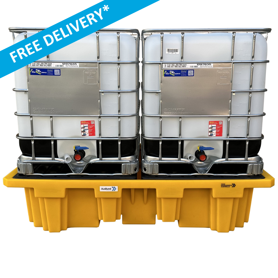 Double IBC Spill Containment Bund