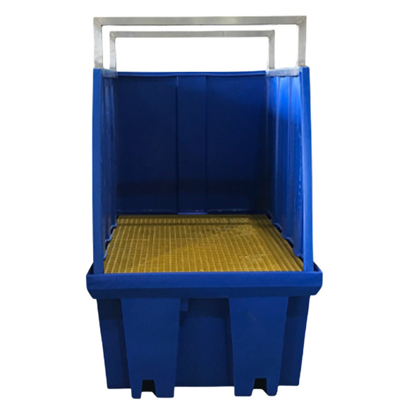 Single IBC Spill Bund with Shroud